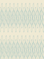 Benartex Fabric - Loopy Lace Aqua/Natural (Modern Vintage: Treasured)