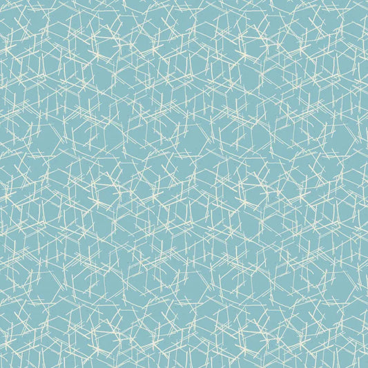 Benartex Fabric - Chisel Aqua (Modern Vintage: Treasured)
