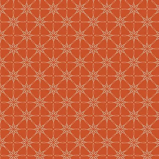 Benartex Fabric - Daisy Doily Terracotta (Modern Vintage: Treasured)
