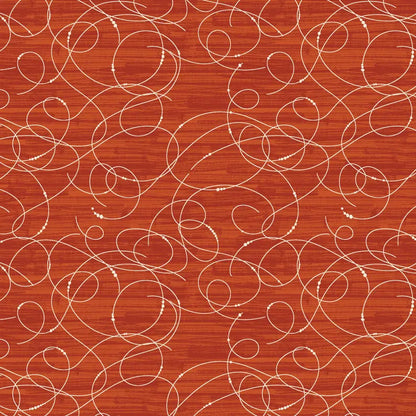 Benartex Fabric - Etched Glass Dark Terracotta (Modern Vintage: Treasured)