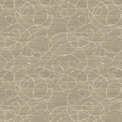 Benartex Fabric - Etched Glass Taupe (Modern Vintage: Treasured)