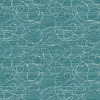 Benartex Fabric - Etched Glass Dark Teal (Modern Vintage: Treasured)
