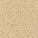 A beige fabric with a floral lace pattern design. Sold by Sewing Bee Studio.