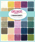 Grunge color swatch book by BasicGrey, featuring a grid of squares in various colors. Sold by Sewing Bee Studio.