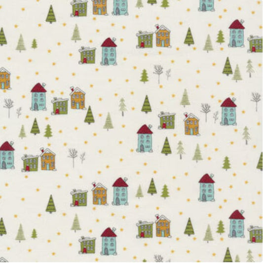 Quilting Cotton Snowkissed (Vanilla) by Sweetwater for Moda