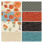 Benartex Fabric - Loopy Lace Terracotta Natural (Modern Vintage: Treasured)