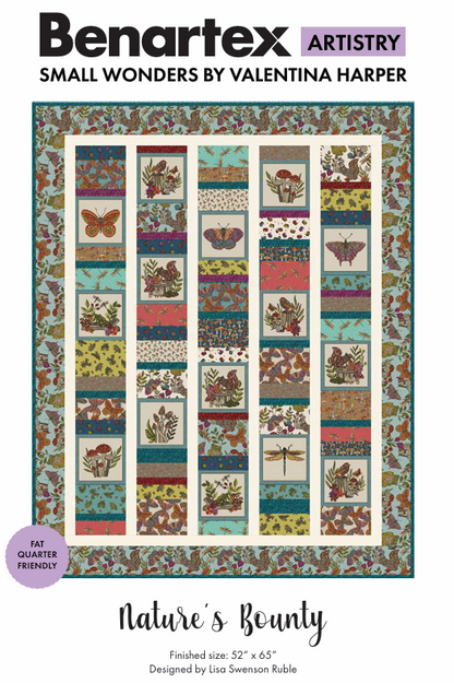 Benartex Fabric - Butterfly Toss in Cream (Small Wonders)