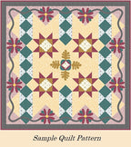 Benartex - Floral Trail Yellow (Chalk Barn) 16215-32