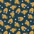 Benartex - Prairie Hive Blue (Prairie Chicks) 16755-56