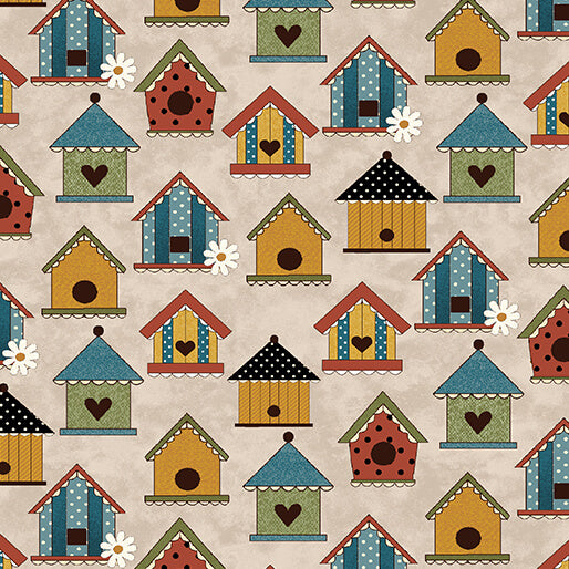 Benartex - Tweet House Natural (Prairie Chicks) 16756-74