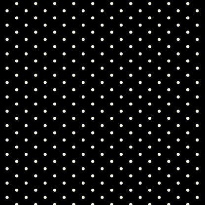 Benartex Fabric - Dot Black/Cream (Prairie Chicks)