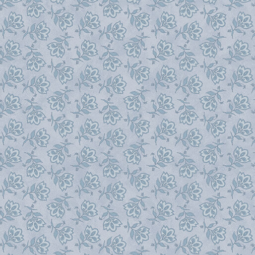 Benartex - Tossed Jacobean Light Blue (Prairie Chicks) 03114-05
