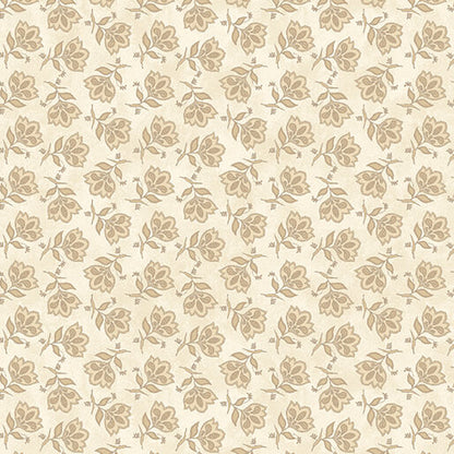 Benartex Fabric - Tossed Jacobean Vanilla (Prairie Chicks)
