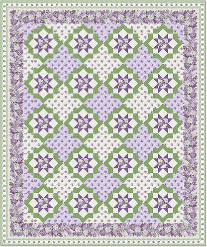 NORTHCOTT - Leafy Blender Green (Lilac Garden) 25403-74