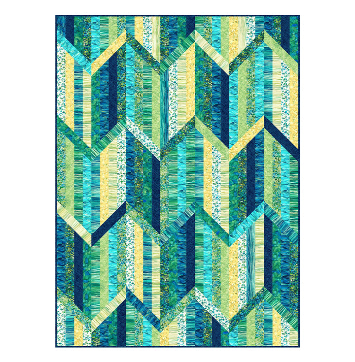 Northcott - Morning Light Leafy Blender Green (Morning Light) 25287-72