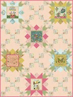 Benartex Fabric - Joyful Flowers KIT Peach (Follow Your Joy)
