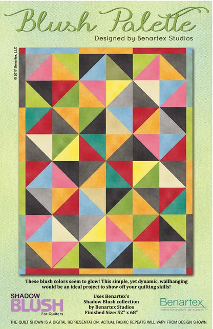 Benartex Fabric - Shadow Blush Persimmon (Shadow Blush Basic)