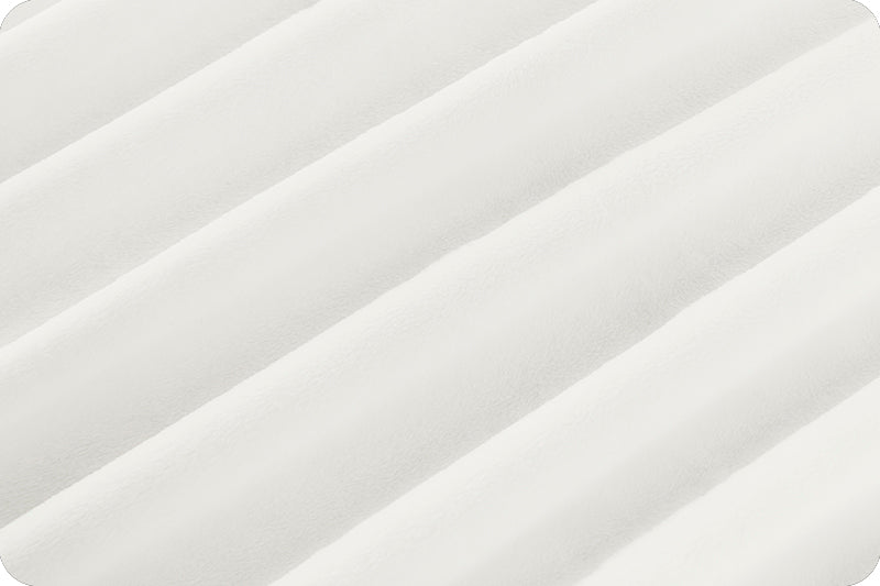 SHANNON - Solid Cuddle 3 White (Solid Cuddle Minky) SF32797