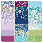 Benartex - Cottage Garden Aquamarine (Seaside Garden) 17180-24