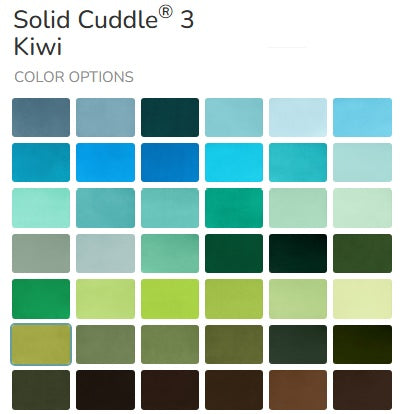 SHANNON - Solid Cuddle 3 Kiwi (Solid Cuddle Minky) SF30468