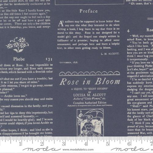 MODA - Alcott Text and Words Twilight (True Love) 5263-13