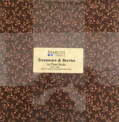 Marcus Fabrics Layer Cake - Treenware & Berries Layer Cake