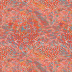 Benartex Fabric - Bubbly Trails Coral (Under The Sea)