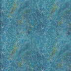 Benartex Fabric - Bubbly Trails Turquoise (Under The Sea)
