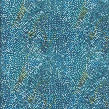 Benartex Fabric - Bubbly Trails Turquoise (Under The Sea)