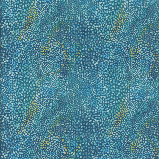 Benartex Fabric - Bubbly Trails Turquoise (Under The Sea)