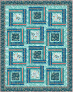 Benartex Fabric - Bubbly Trails Turquoise (Under The Sea)