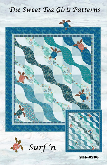 Benartex Fabric - Coral Reef Turquoise (Under The Sea)