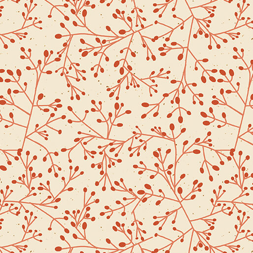 Benartex - Tallium Tangle Orange (Wishflower) 16695-36