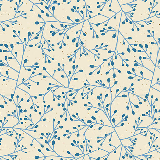 Benartex - Tallium Tangle Blue (Wishflower) 16695-53