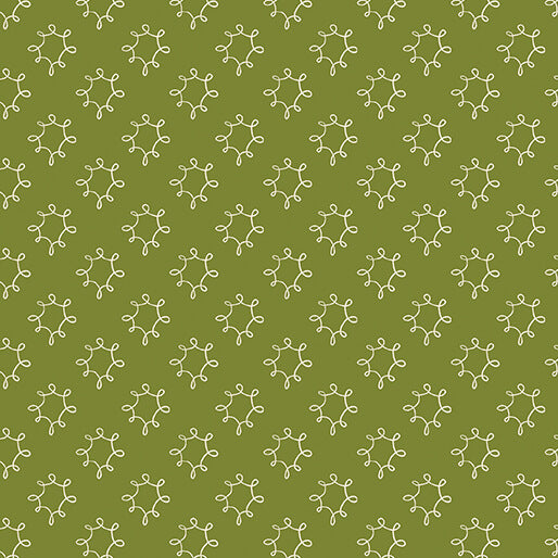 Benartex - Dandy Dark Lime (Wishflower) 16697-45