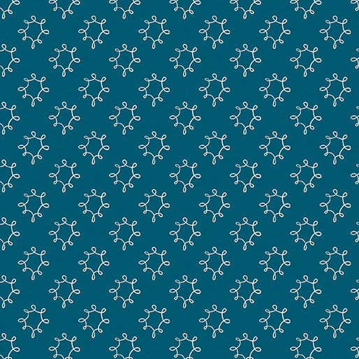 Benartex - Dandy Dark Blue (Wishflower) 16697-57