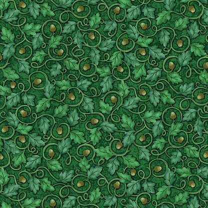 Benartex Fabric - Acorns Forest (Wander Lane II)