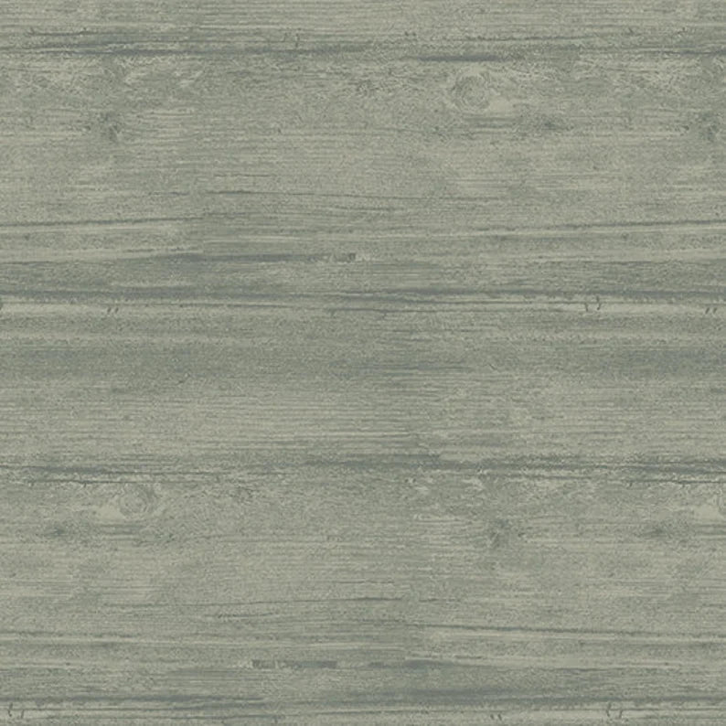 Benartex Fabric - Washed Wood Steel (Washed Wood)
