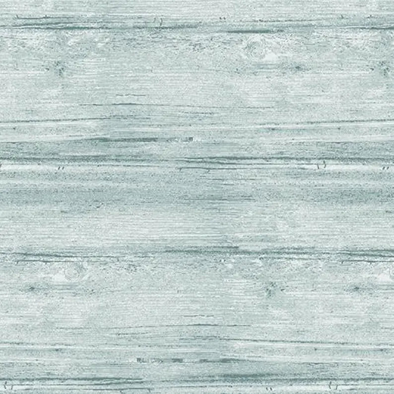 Benartex Fabric - Washed Wood Sea Mist (Washed Wood)