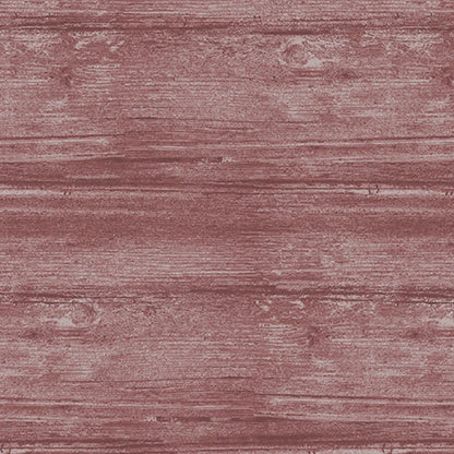 Benartex Fabric - Washed Wood Red (Washed Wood Basic)