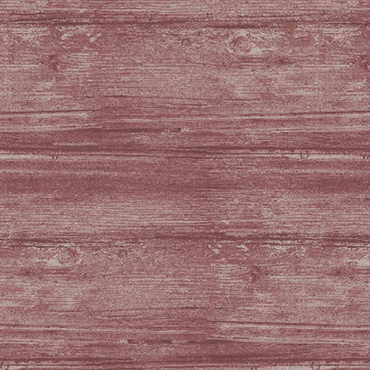 Benartex Fabric - Washed Wood Red (Washed Wood Basic)