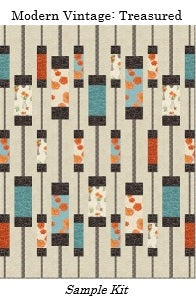 Benartex Fabric - Etched Glass Dark Terracotta (Modern Vintage: Treasured)