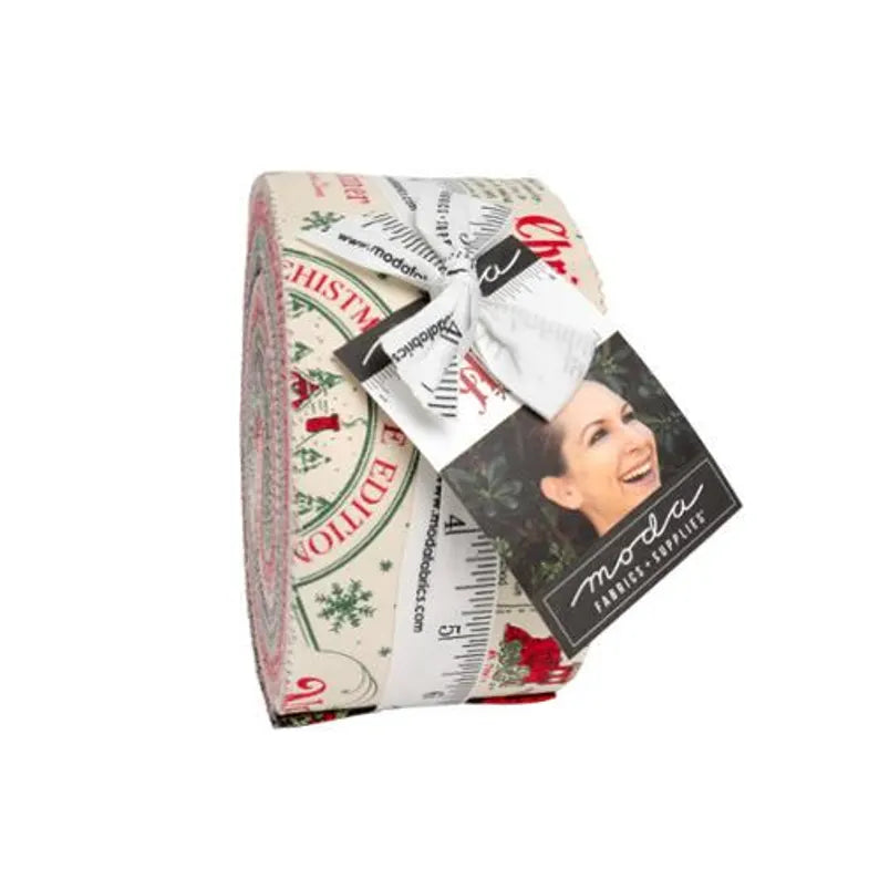 Holiday Cheer Jelly Roll® 20970JR Moda Precuts 100% cotton fabric quilt strips by Stacy Iest Hsu
