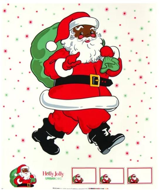 Moda Fabric - Holly Jolly Panel Santa