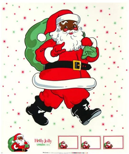 Moda Fabric - Holly Jolly Panel Santa
