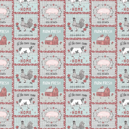 Benartex Fabric - Farm Fresh Patch Multi (Farm Fresh)