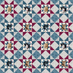 Henry Glass - Quilted Kitties Patchwork by Robert Giordano