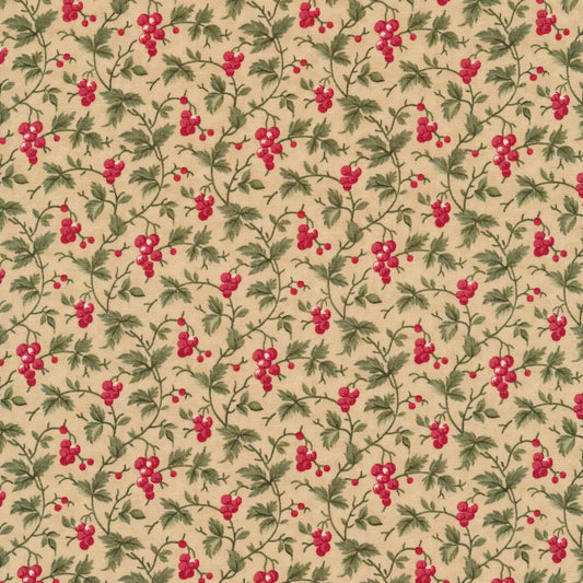 Moda Poinsettia Plaza Parchment Fabric by 3 Sisters for Fabrics 44294 2