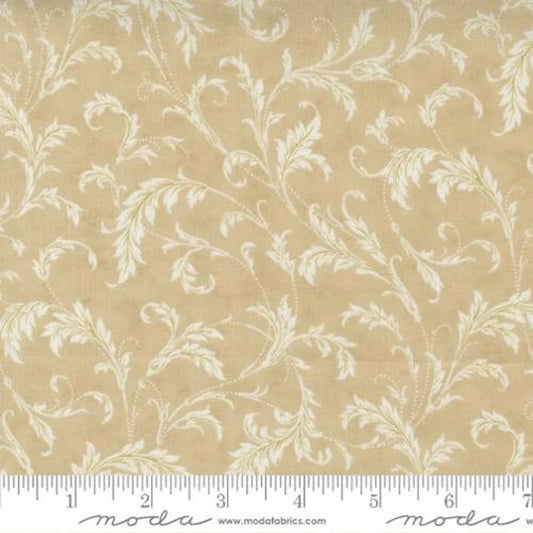 Moda -Poinsettia Plaza - 3 Sisters - Swirl - Parchment - 44293-