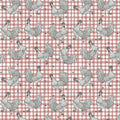 Benartex - Roost Red (Farm Fresh) 10451-10